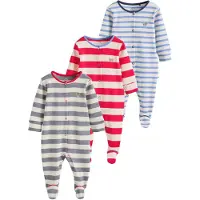 Next Pijama azul claro / rojo vivo / blanco