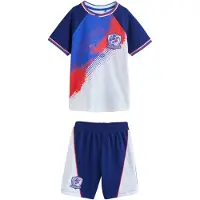 Next Pijama azul real / azul oscuro / rojo vivo / blanco