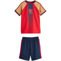 Next Pijama beige / marino / rojo