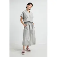 Josephine & Co Janna Skirt Grey Talla: 44 | Faldas Maxi Outlet | Mujer | Gris