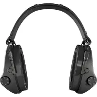 Sordin Orejeras Supreme X2 Headband leather Gel, black