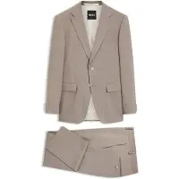 BOSS Traje 'H-Huge' beige moteado