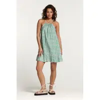 Shiwi Medellin Dress Porto Tile Fresh Green Talla: L | Mini Vestidos Outlet | Mujer | Verde