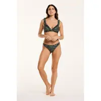 Shiwi Bobby Bikini Set Mixed Animal Forest Green Mixed Animal Talla: 34 | Bikinis Outlet | Mujer | Verde