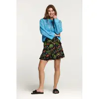 Shiwi Valencia Skirt Jaipur Palm Black Talla: M | Mini Faldas Outlet | Mujer | Negro