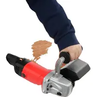 OEM Máquina eléctrica para estirar alambre, 1580W, velocidad ajustable con 6 marchas, velocidad máxima de 3000 RPM, tamaño del rodillo de 4,72 x 3,94 pulgadas, diseño portátil