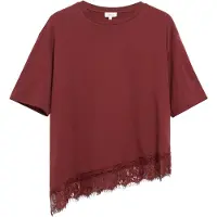 s.Oliver T-shirts Burgundy Talla: 46 | Camisetas de Seda Outlet | Mujer | Marrón