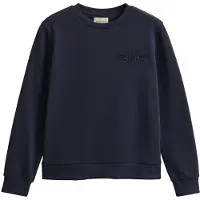 Gant para mujer. 4202586 Sudadera Tonal Shield Azul Marino (L), Casual, Algodón, outlet 2026.