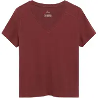 s.Oliver T-shirts Burgundy Talla: 44 | Camisetas de Seda Outlet | Mujer | Marrón