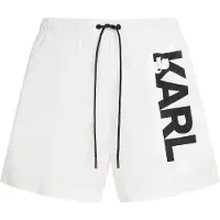 Karl Lagerfeld Bermudas negro / blanco
