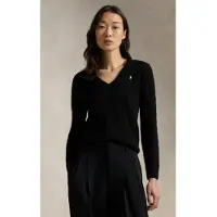 Ralph Lauren para mujer. 211971866005 Jersey de cachemira y lana (XXS), Negro, Casual, Manga larga, outlet 2026.