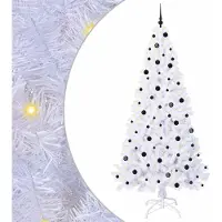Syfax Árbol de Navidad artificial con 300 LED 240 cm PVC y Acero
