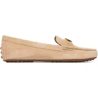 Ralph Lauren para mujer. 802821629035 Mocasines Barnsbury de ante beige (40), Plano, Ninguno, Casual, outlet 2026