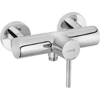 Kludi Mezclador monomando BOZZ con ducha, intrínsecamente seguro, cromado