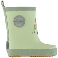 Mikk-Line - Kid's Wellies 3D Patch Barefoot - Botas de agua size 24, oliva/verde
