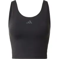 Adidas Top deportivo '3 STRIPES STUDIO ALL ME LIGHT SUPPORT' negro
