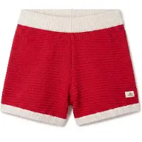 Pegador Pantalón 'Parma' rojo / blanco lana