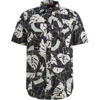 PME Legend Camisa 'Shirt with short sleeves in slub cotton' azul oscuro