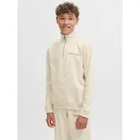 JACK&JONES JUNIOR Junior Sudadera 'JORNorrebro' caramelo / blanco lana
