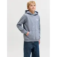 Jack & Jones Junior Sudadera 'JORNORREBRO' azul paloma / blanco