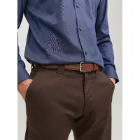 Jack & Jones Cinturón 'Christopher' marrón castaño
