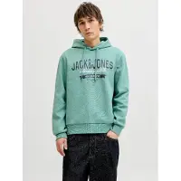 Jack & Jones Sudadera menta / pino / blanco