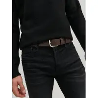 Jack & Jones Cinturón 'Harry' marrón oscuro