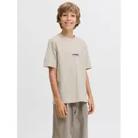 Jack & Jones Junior Camiseta 'JJESOHO' taupe / negro