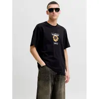 Jack & Jones Camiseta amarillo / negro / blanco