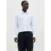 Jack & Jones Camisa de negocios 'JJJoe' navy / blanco