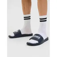 Jack & Jones Zapatos abiertos 'JFWOllie' navy / gris claro