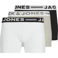 Jack & Jones Junior Calzoncillo gris moteado / negro / blanco