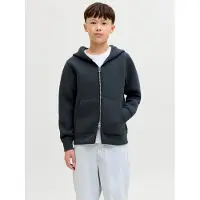 Jack & jones Junior Sudadera con cremallera azul noche