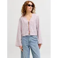 JJXX Blusa 'JXZoe' marrón oscuro / rosa / blanco
