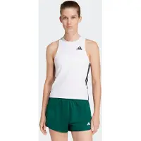 Adidas - Women's WE 3-Stripes Tank - Camiseta sin mangas size L, blanco