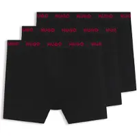 HUGO Calzoncillo boxer rojo / negro