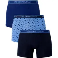 Emporio Armani Calzoncillo boxer azul / azul claro / azul oscuro