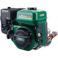 StarTech.com Motor de gasolina - Horizontal, 7 CV, 212 ccm, aproximadamente 5,2 kW - Arranque eléctrico - Para bombas de agua y limpiadores a presión - Color negro