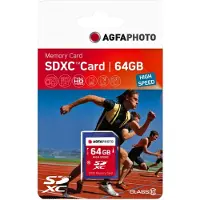 Agfa Tarjeta De Memoria Sdxc 64gb High Speed Class 10 Uhs I U1 V30