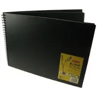Derwent Bloc De Dibujo A3 De Papel Negro 200g