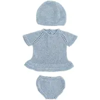 Miniland Conjunto De Ropa De Punto Vestido Y Sombrero 40 Cm