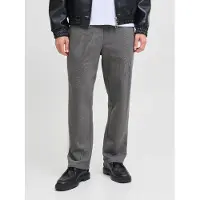 Jack & Jones Pantalón 'JPSTKarl Caspar' gris / blanco