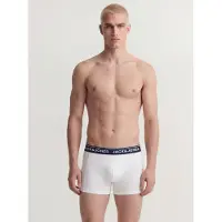 Jack & Jones Calzoncillo boxer 'JACBRANCO' azul / navy / azul claro / borgoña / blanco