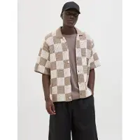 Jack & Jones Cárdigan 'Jcoathletico' camelo / beige oscuro