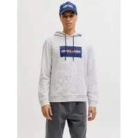 Jack & Jones Sudadera azul oscuro / blanco moteado