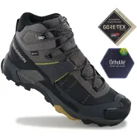 Salomon - Zapatillas de senderismo Hombre - X Ultra 5 Mid GTX Dark G/Asphal/W - Talla 46 - Gris