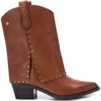 Carmela para mujer. 16196103-CAMEL Botines de piel 161961 Marrón (36), 3 a 5cm, Ninguno, Casual, outlet 2026.