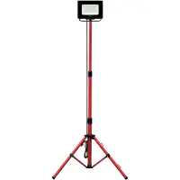 Velamp WAINGRO + TRÉPIED: Foco LED SMD de 50W, IP65, color negro, 4000K, con trípode y cable de 3 metros - - IS746NG