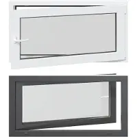 vidaXL Ventana oscilante y pivotante para sótano RISOR, 110 x 60 cm