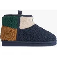 Liewood Botas 'Albi' navy / caramelo / verde oscuro / offwhite